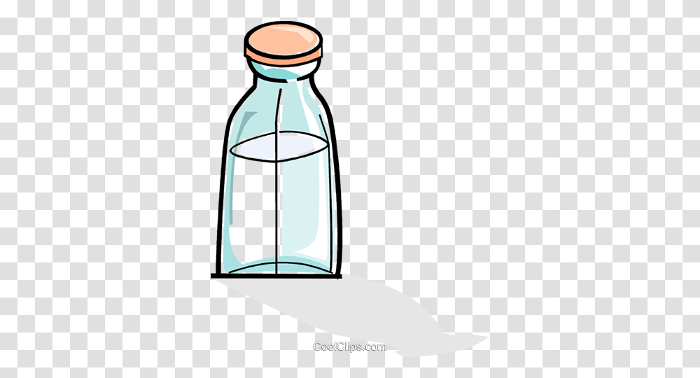 Bottle Of Milk Royalty Free Vector Clip Art Illustration, Glass, Shaker Transparent Png