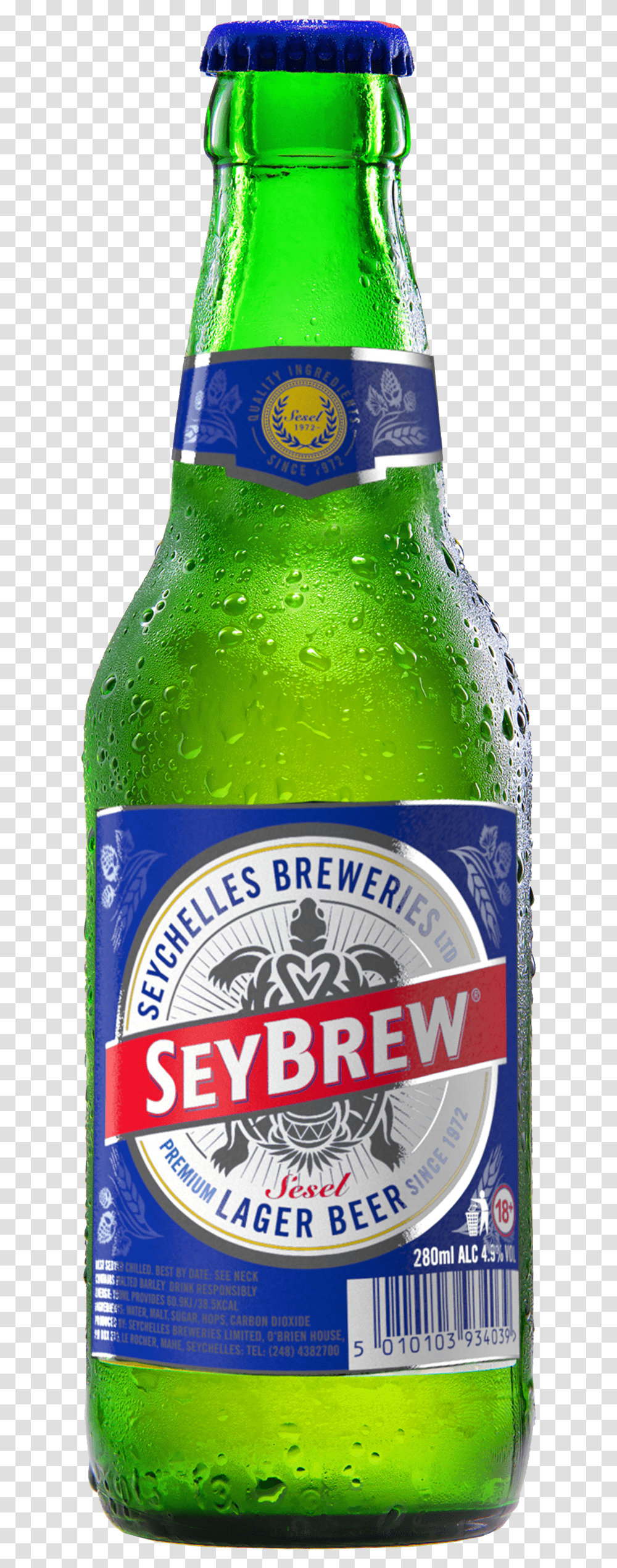 Bottle Of Seybrew Seychelles Beer, Alcohol, Beverage, Drink, Beer Bottle Transparent Png