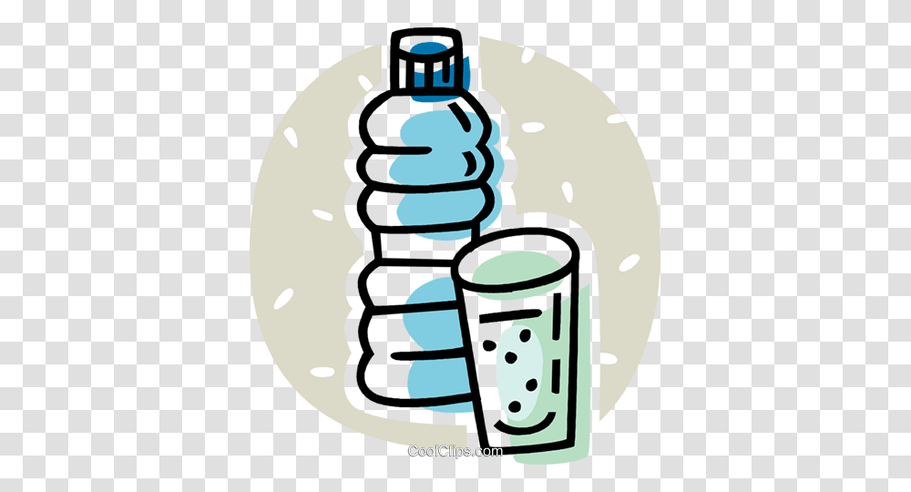 Bottle Of Water And A Cup Royalty Free Vector Clip Art, Water Bottle, Beverage, Drink, Mineral Water Transparent Png