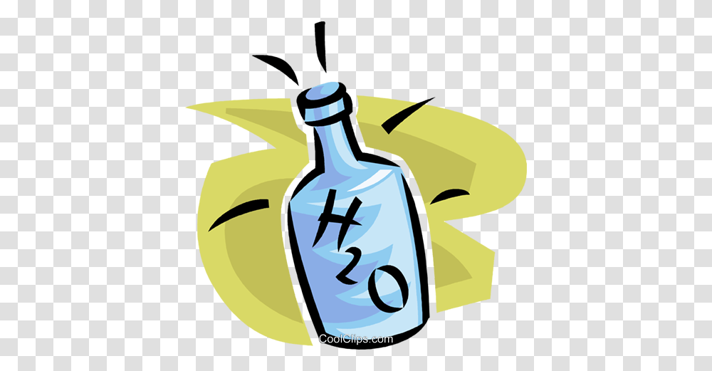 Bottle Of Water Royalty Free Vector Clip Art Illustration, Alcohol, Beverage, Drink Transparent Png