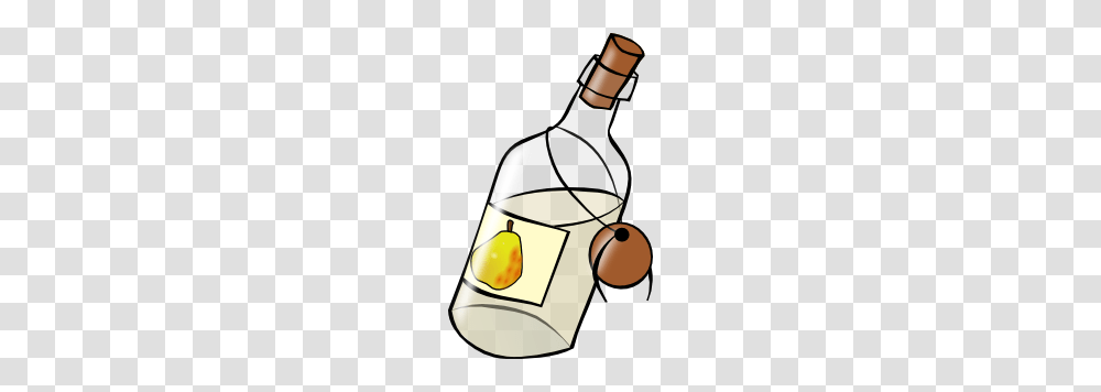 Bottle With Moonshine Clip Art Free Vector, Plant, Pear, Fruit, Food Transparent Png