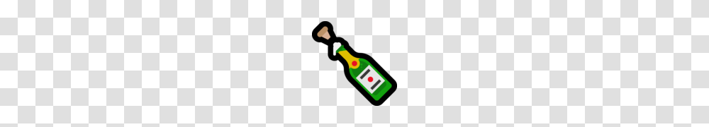 Bottle With Popping Cork Emoji, Pop Bottle, Beverage, Drink, Axe Transparent Png