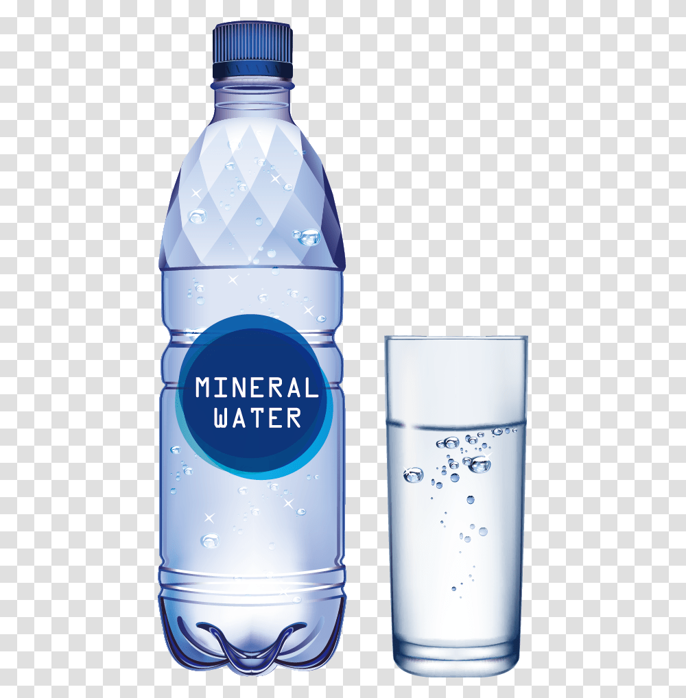 Bottled Mineral Painted Transprent Mineral Water Clipart, Beverage, Water Bottle, Drink, Shaker Transparent Png