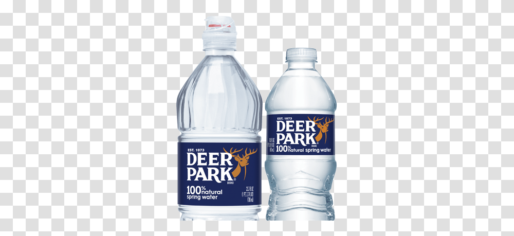 Bottled Water Deer Park Brand Natural Spring Deer Park Spring Water, Mineral Water, Beverage, Water Bottle, Drink Transparent Png