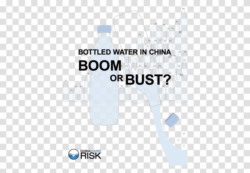 Bottled Water In China Boom Or Bust China Water Risk Plastic Bottle, Beverage, Drink, Label, Text Transparent Png