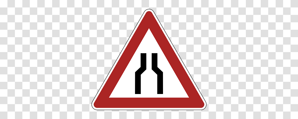 Bottleneck Transport, Road Sign, Triangle Transparent Png