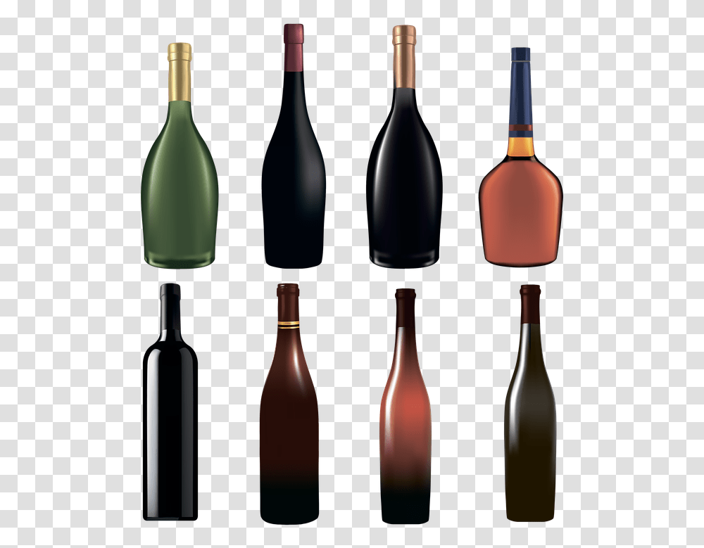 Bottles Wine Alcohol Drink Glass Champagne Glass Bottle, Beverage, Wine Bottle, Red Wine Transparent Png