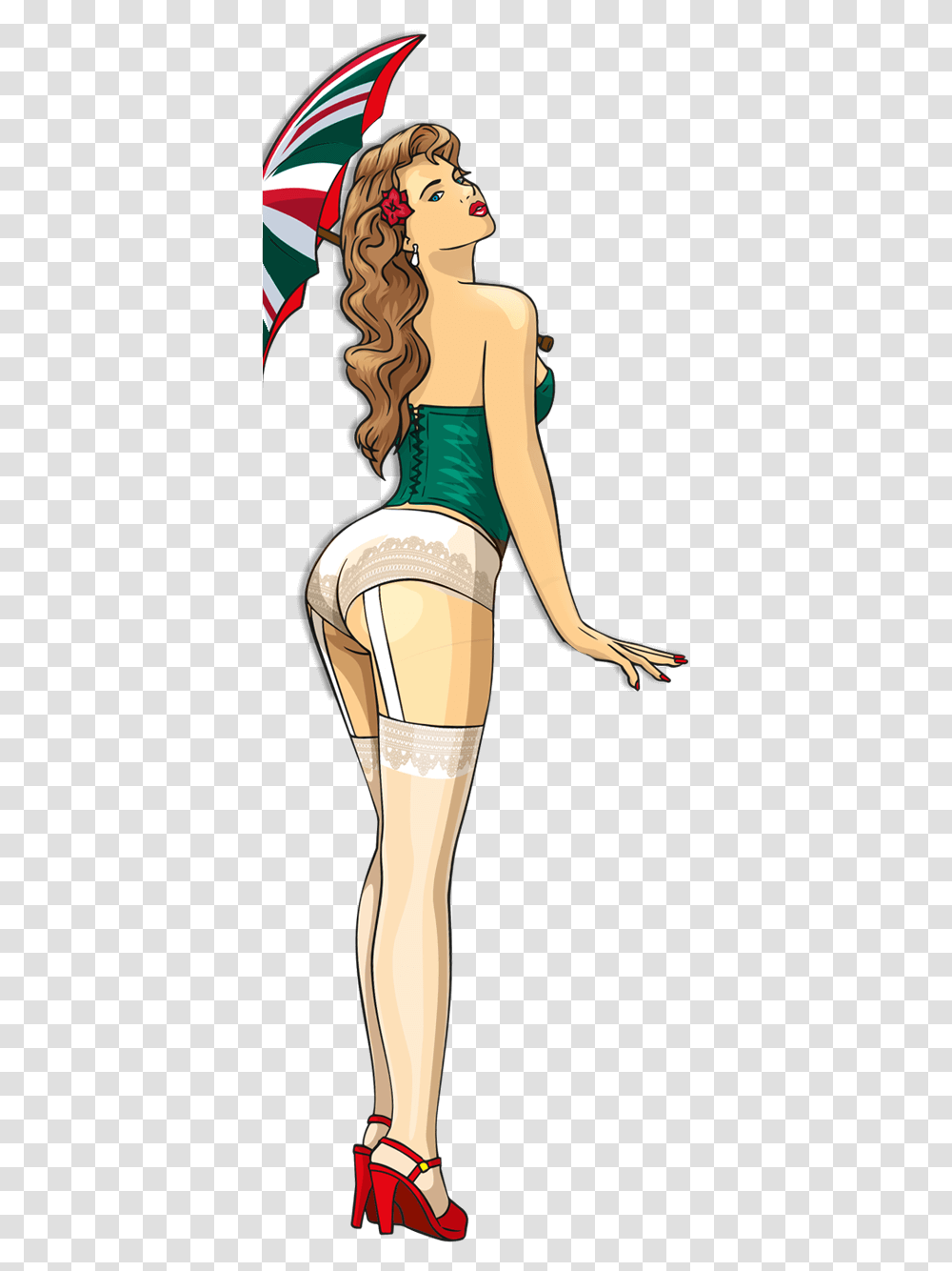 Bottom Girl Illustration, Apparel, Person, Human Transparent Png