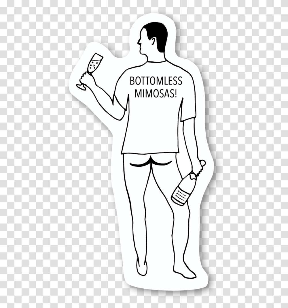 Bottomless Brunch Funny, Person, Face, Stencil, Arm Transparent Png