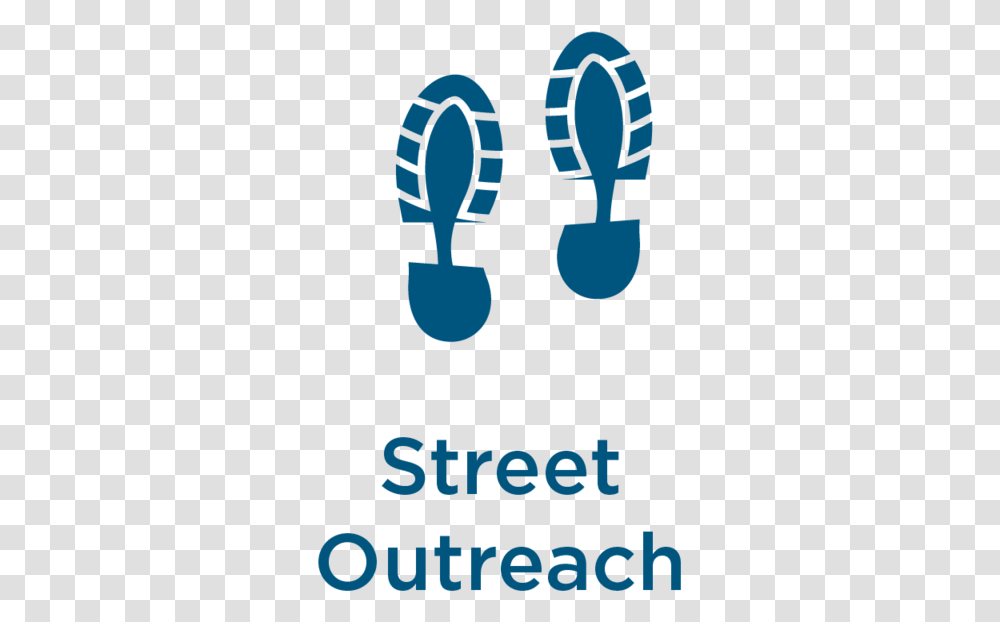 Botw Icons Street Outreach Blue Background Shoe, Poster, Advertisement, Hand, Cutlery Transparent Png