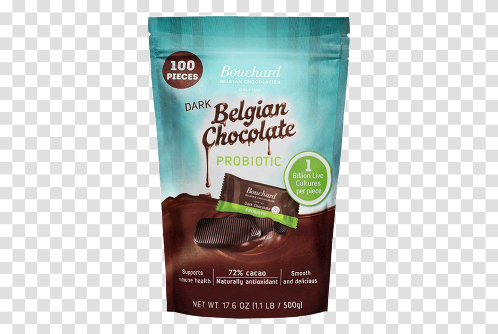 Bouchard Probiotic Chocolate, Food, Plant, Powder, Flour Transparent Png
