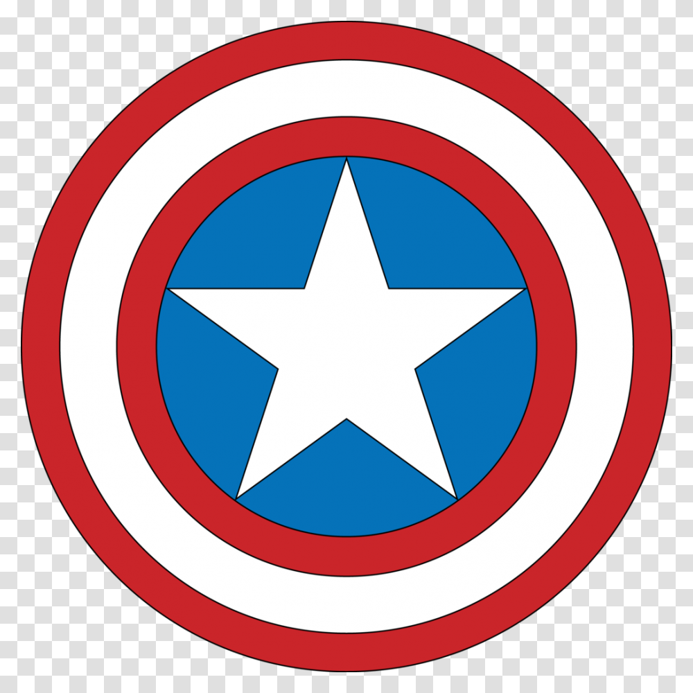 Bouclier Captain America, Star Symbol, Logo, Trademark Transparent Png