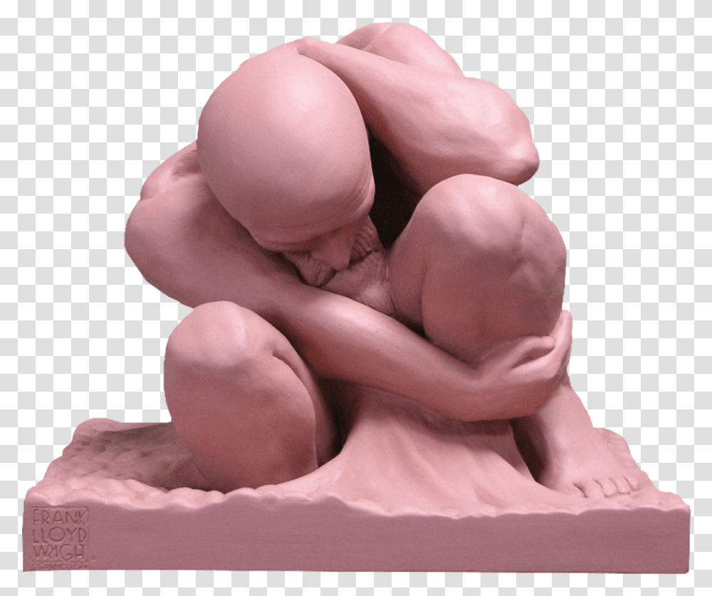 Boulder Statue Sculpture, Person, Art, Figurine, Kneeling Transparent Png