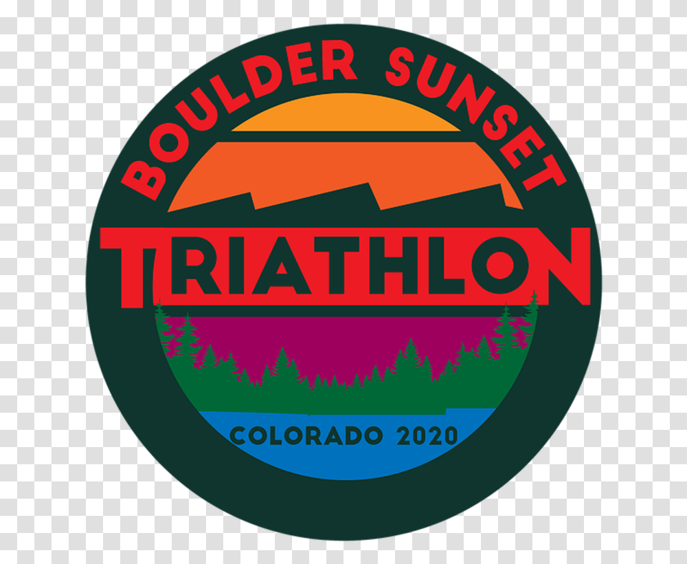 Boulder Sunset Triathlon, Label, Word, Sticker Transparent Png