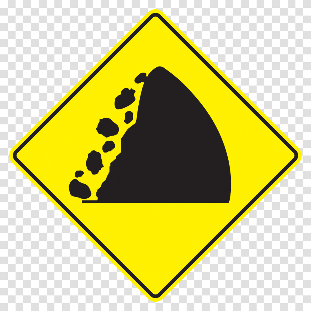 Boulders Clipart Unprotected Level Crossing Ahead, Sign, Road Sign, Triangle Transparent Png