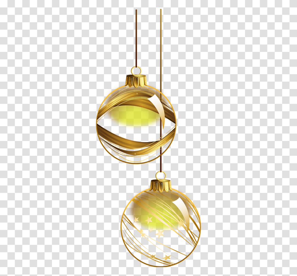 Boules De Nol Dores Brass, Gold, Light, Trophy, Astronomy Transparent Png