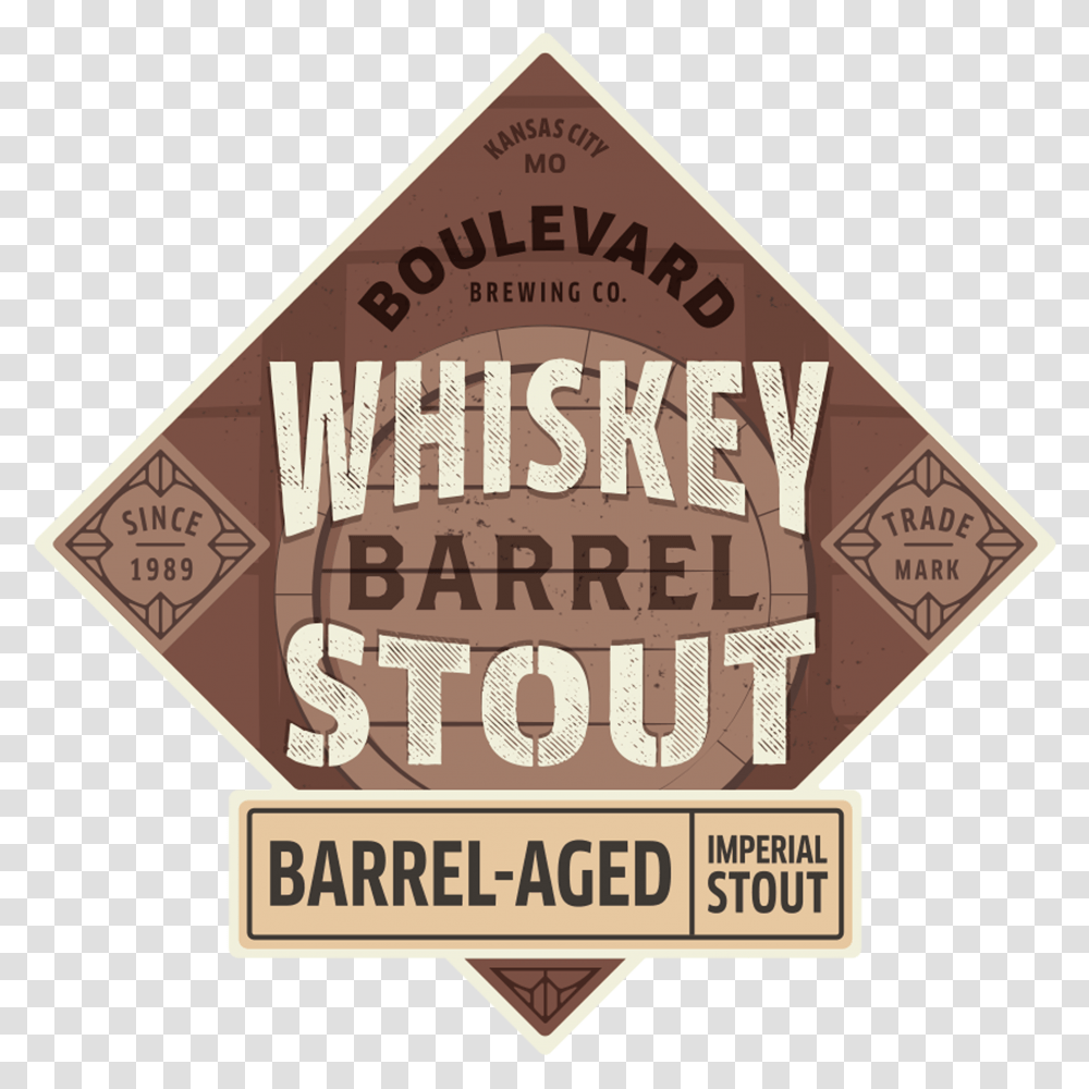 Boulevard Brewing Whiskey Barrel Stout, Poster, Advertisement, Flyer, Paper Transparent Png