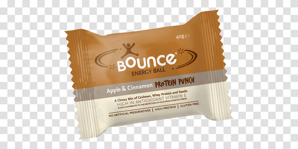 Bounce Energy Balls Apple Cinnamon 40g Chocolate, Text, Paper, Plant, Food Transparent Png