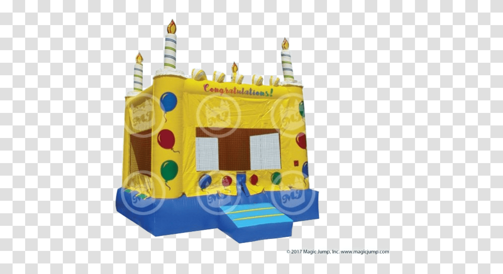 Bounce House For Birthday Party, Birthday Cake, Dessert, Food, Inflatable Transparent Png