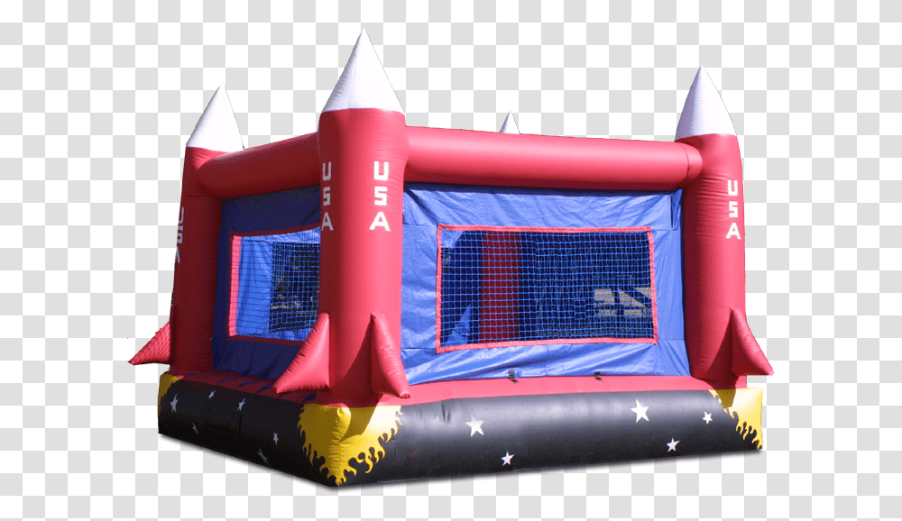 Bounce Houses Rocket In Dallas, Inflatable Transparent Png