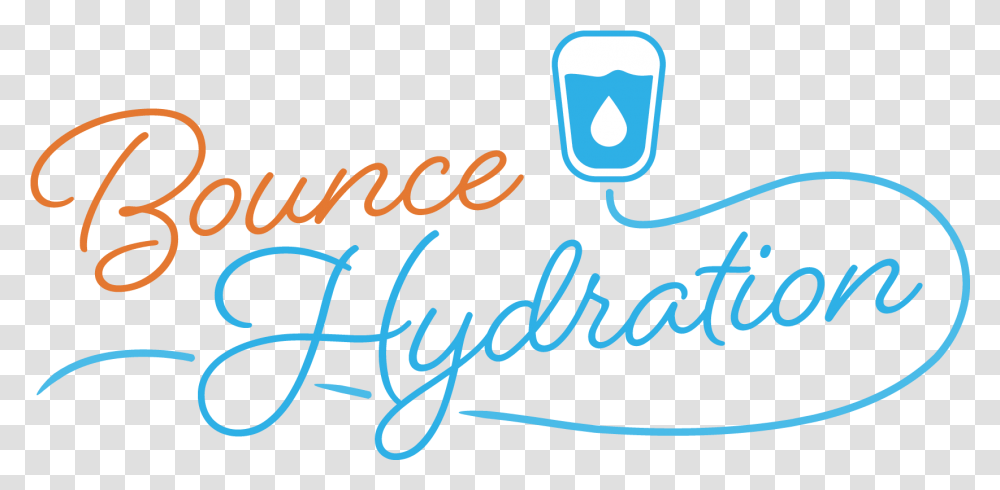 Bounce Hydration Calligraphy, Word, Handwriting, Alphabet Transparent Png