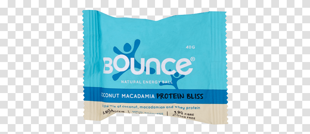 Bounce Peanut Protein Blast Natural Energy Ball 40g Paper, Pillow, Cushion, Text, Poster Transparent Png