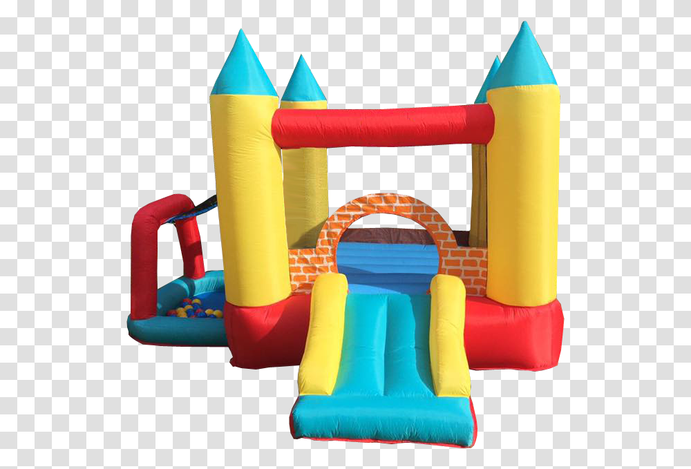 Bouncy Castle Background, Inflatable, Slide, Toy, Play Area Transparent Png