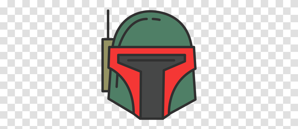 Bounty Hunter Robot Spacecraft Star Wars Icon, Mailbox, Letterbox, Word, Security Transparent Png