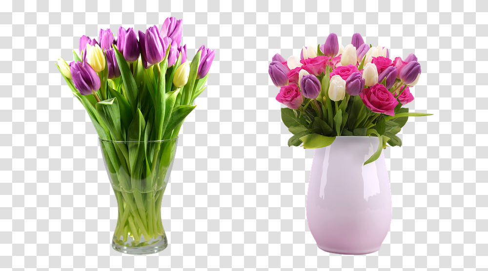 Bouquet A Vase With Flower Happy Valenties My Princess, Plant, Blossom, Flower Bouquet, Flower Arrangement Transparent Png
