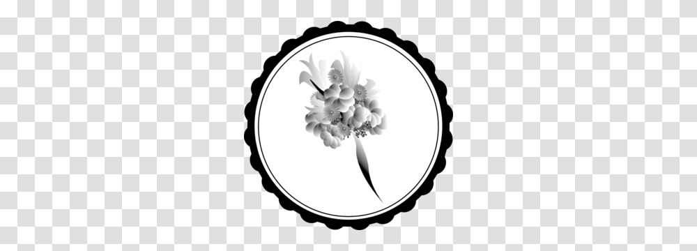 Bouquet Black White Clip Art, Plant, Floral Design, Pattern Transparent Png