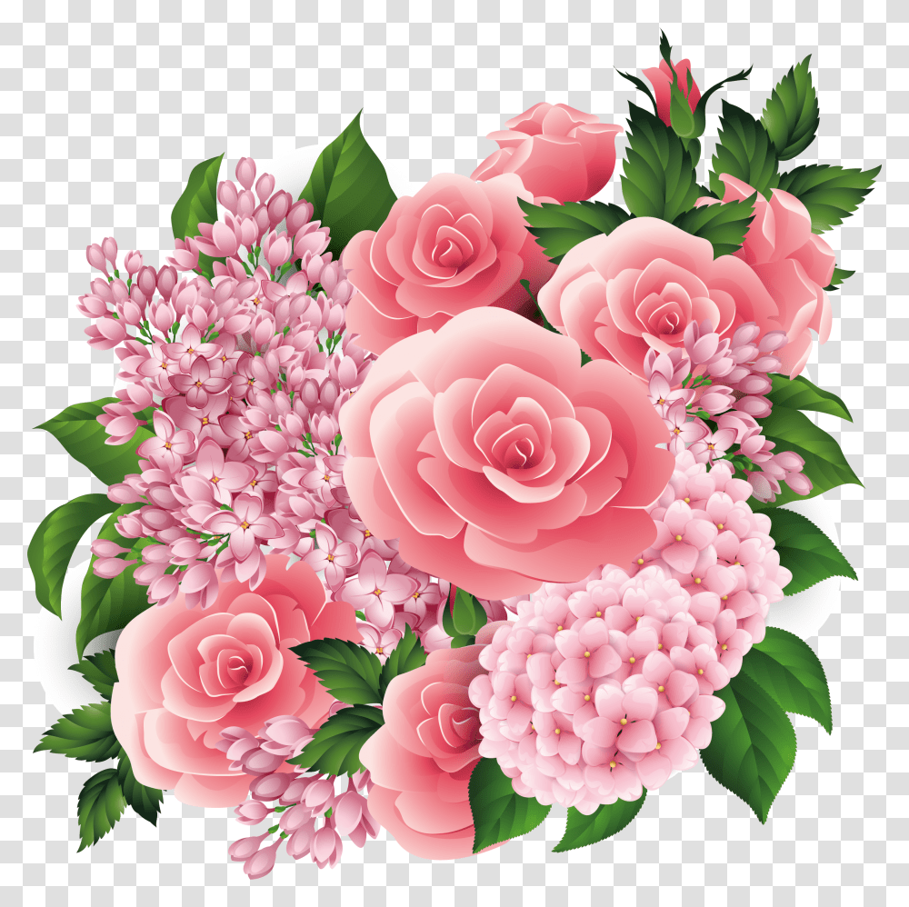 Bouquet Clipart Beautiful Flower Beautiful Flower Hd Clipart, Floral Design, Pattern, Plant Transparent Png