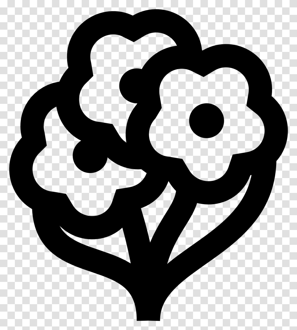 Bouquet Clipart Flower Icon Buket Ikonka, Gray, World Of Warcraft Transparent Png