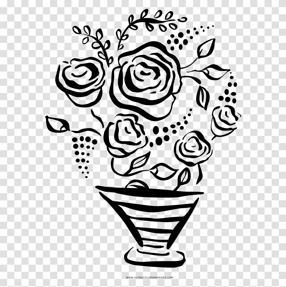 Bouquet Coloring, Gray, World Of Warcraft Transparent Png