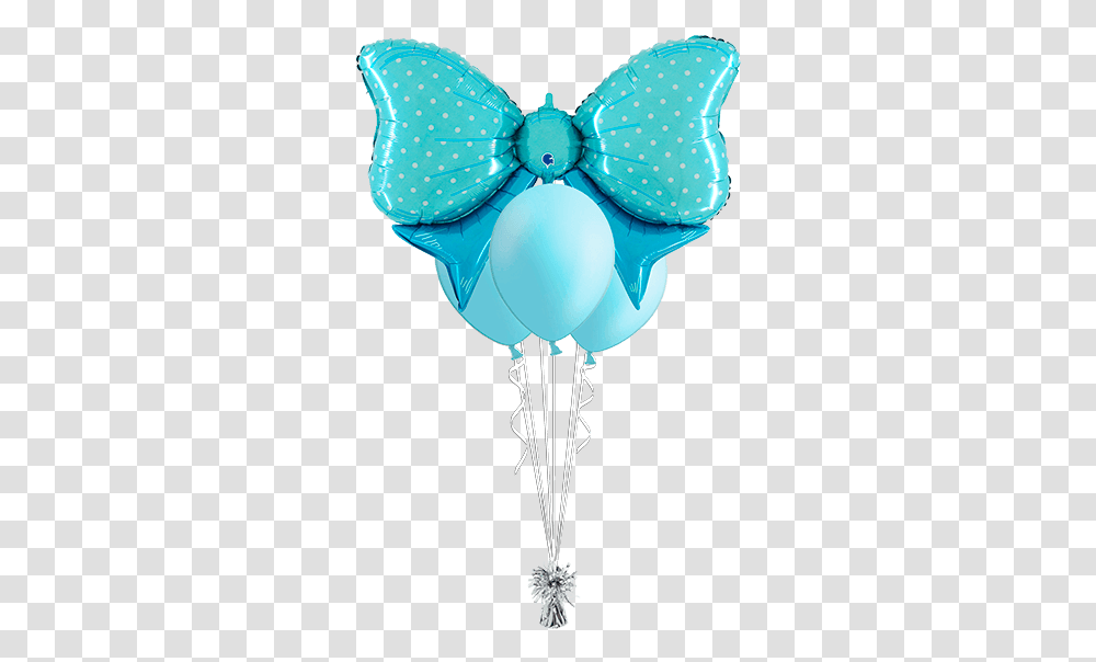 Bouquet De Globos Lazo Azul Goluboj Bantik Kartinka Dlya Detej, Balloon, Lamp, Parachute Transparent Png