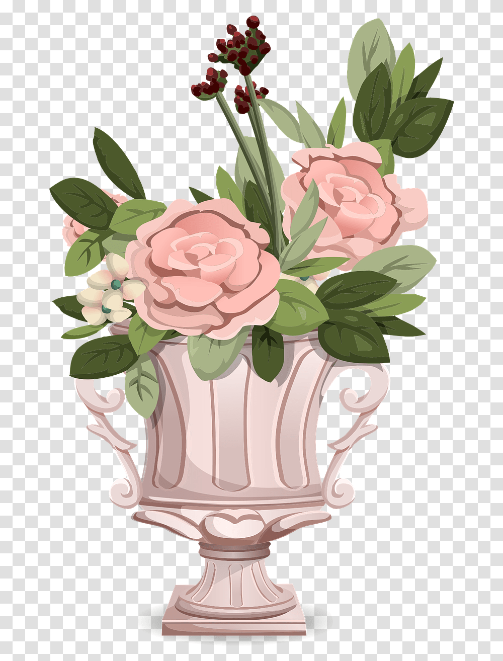 Bouquet Flowers Roses Free Vector Graphic On Pixabay Flower Bouquet, Plant, Floral Design, Pattern, Graphics Transparent Png