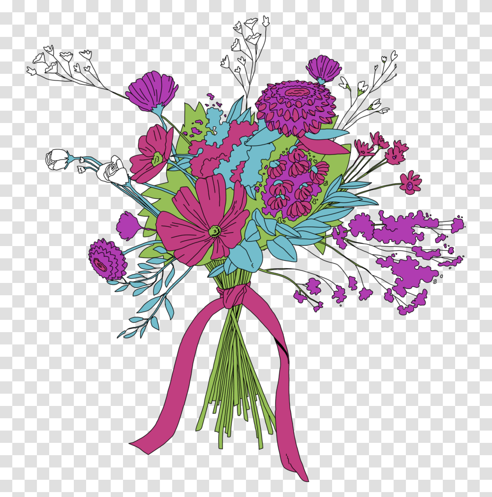 Bouquet, Floral Design, Pattern Transparent Png