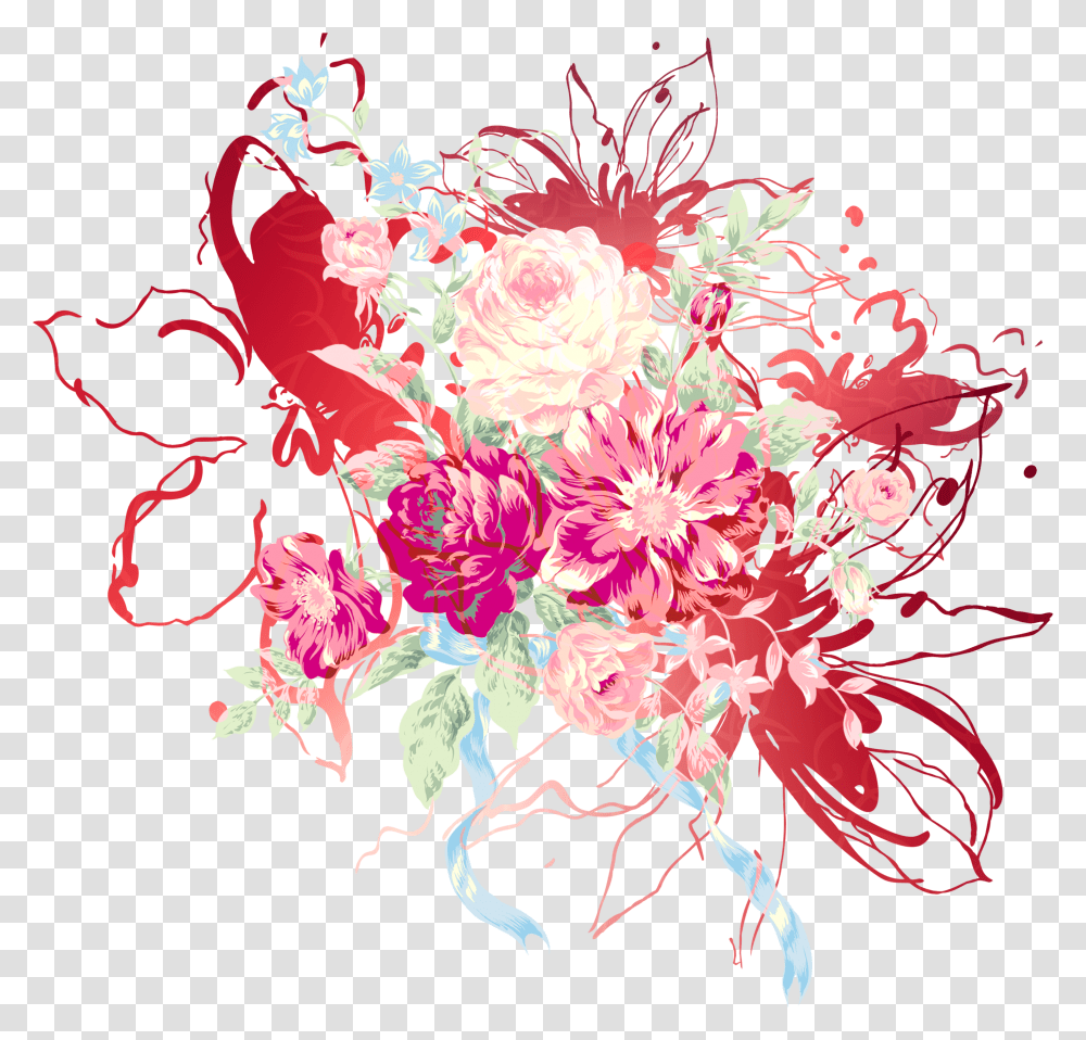 Bouquet, Floral Design, Pattern Transparent Png