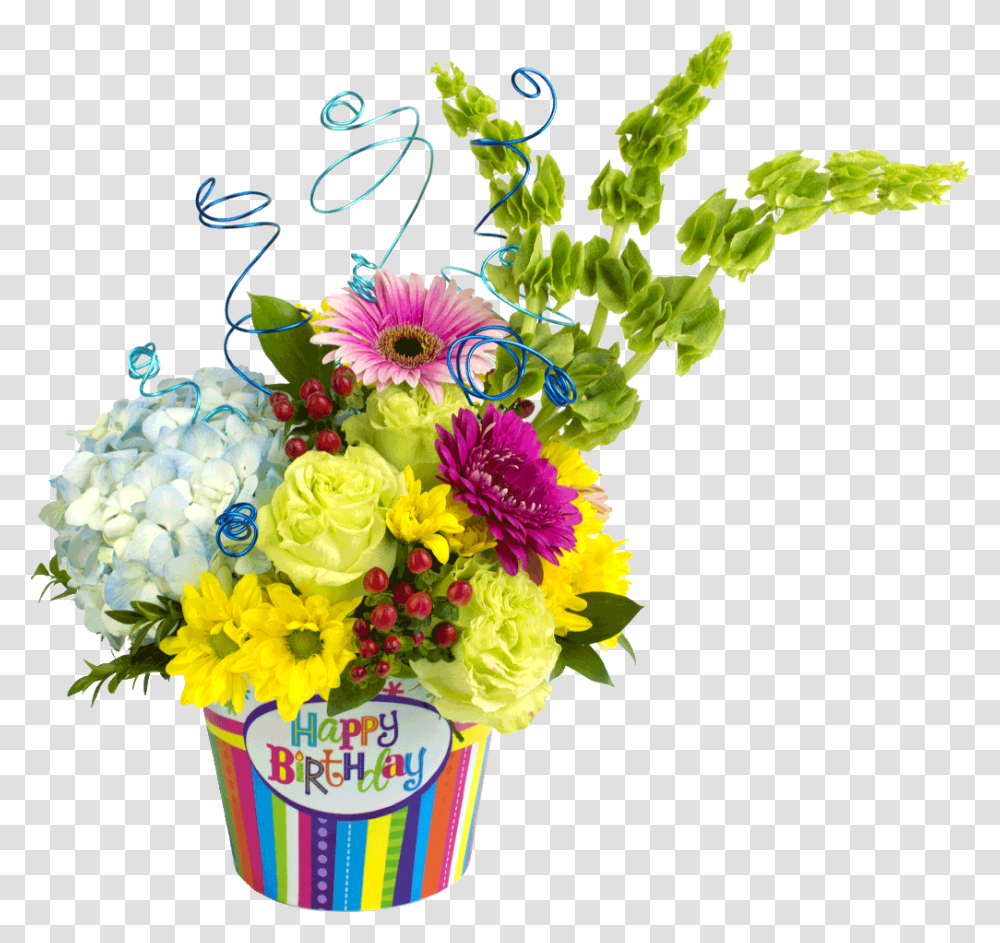 Bouquet Of Birthday Flowers High Quality Image Arts Birthday Flowers Bouquet, Graphics, Floral Design, Pattern, Plant Transparent Png