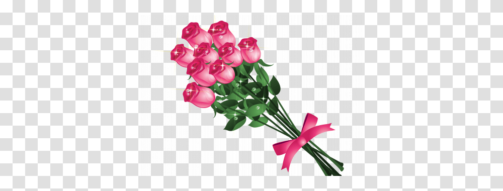 Bouquet Of Flowers Clipart No Background, Plant, Fruit, Food, Cherry Transparent Png