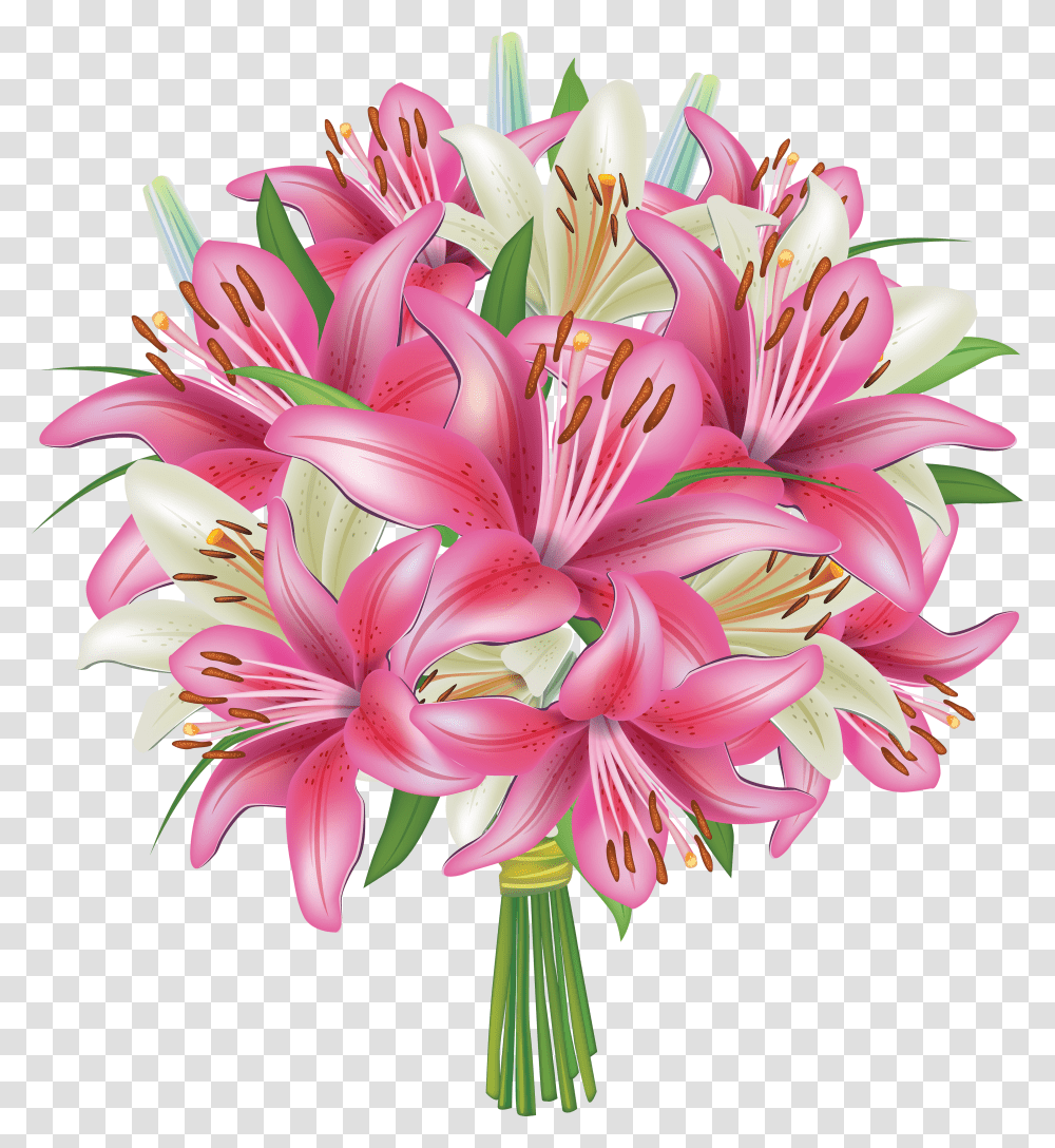 Bouquet Of Flowers Clipart Transparent Png