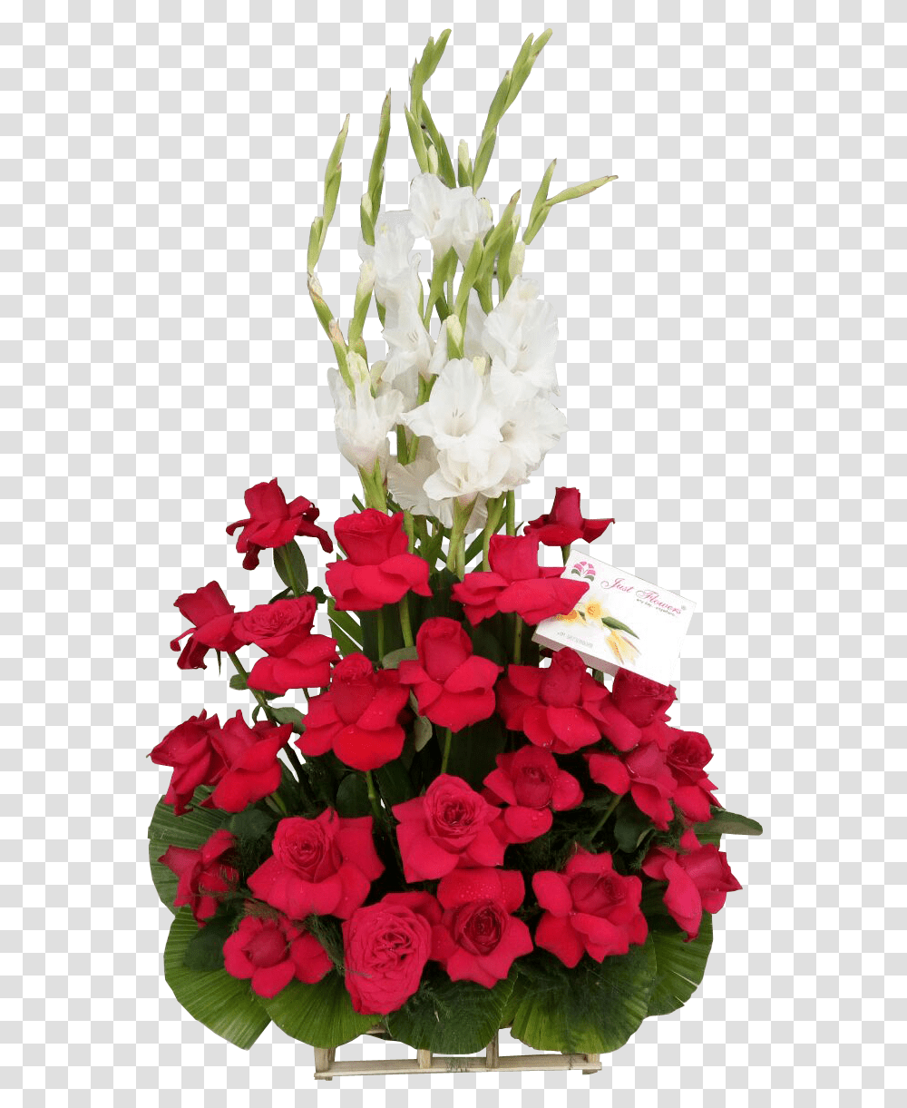 Bouquet Of Red Rose With White Gladiolus, Plant, Flower, Blossom, Flower Bouquet Transparent Png