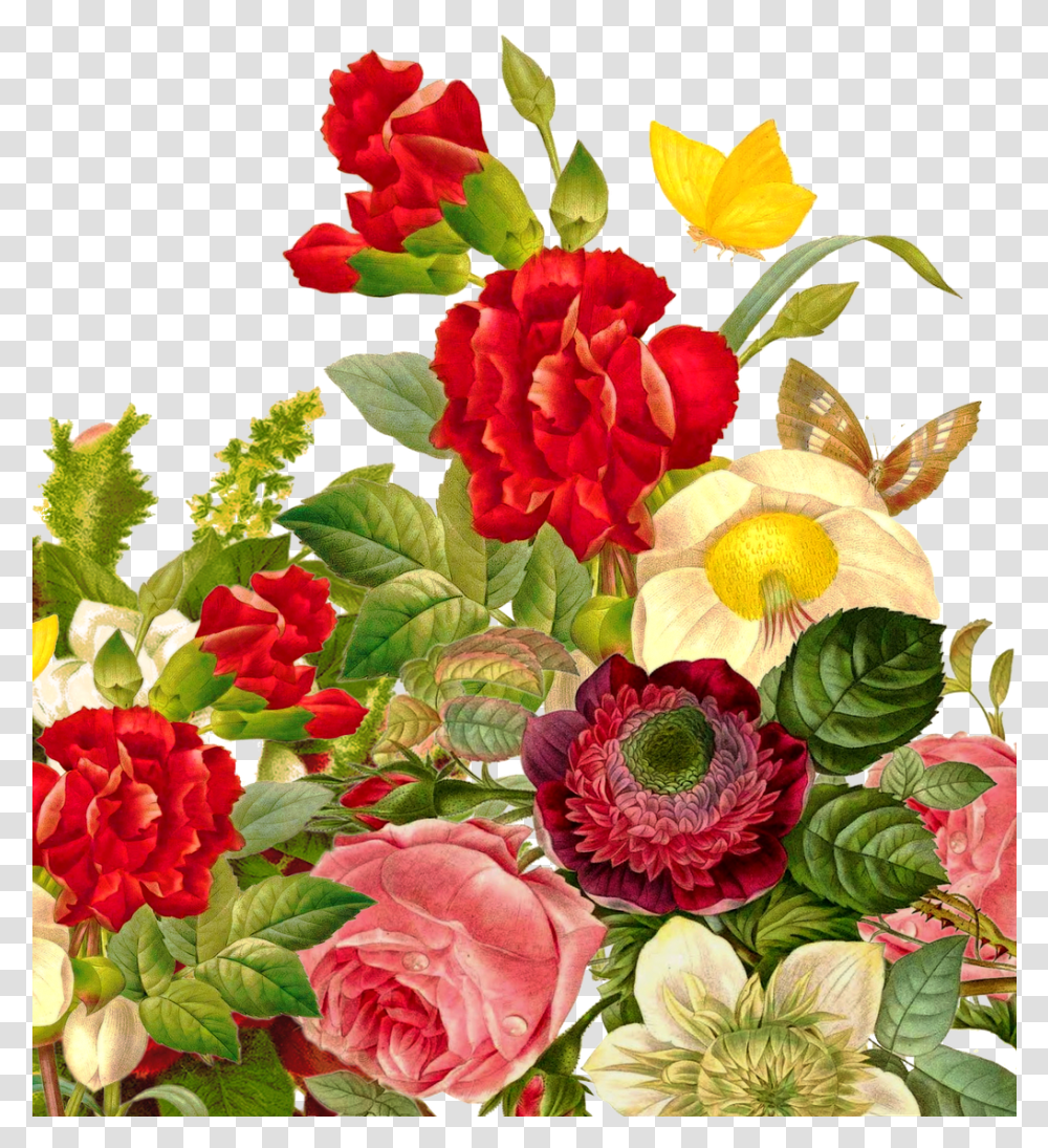 Bouquet Of Roses Butterfly Flower Images Rose, Plant, Floral Design, Pattern Transparent Png