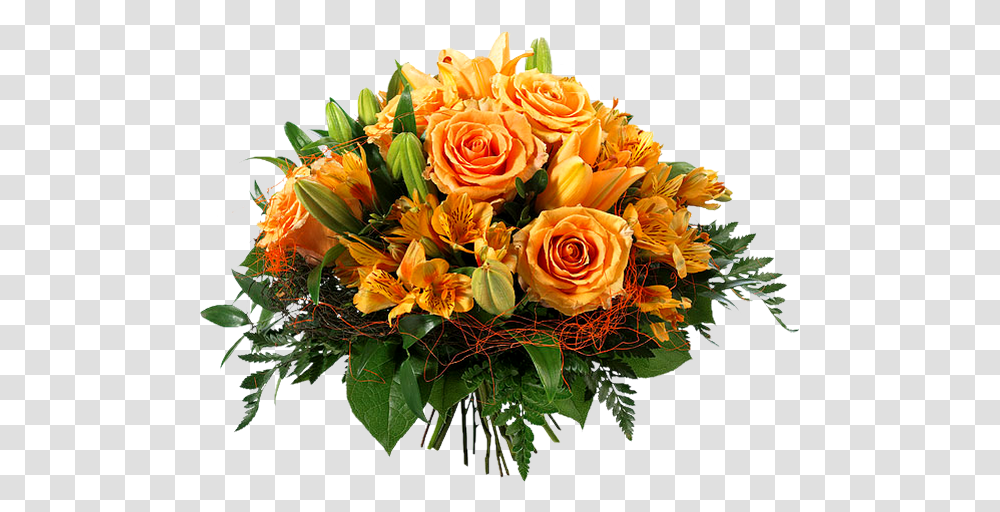 Bouquet Orange Bouquet, Plant, Flower, Blossom, Flower Bouquet Transparent Png
