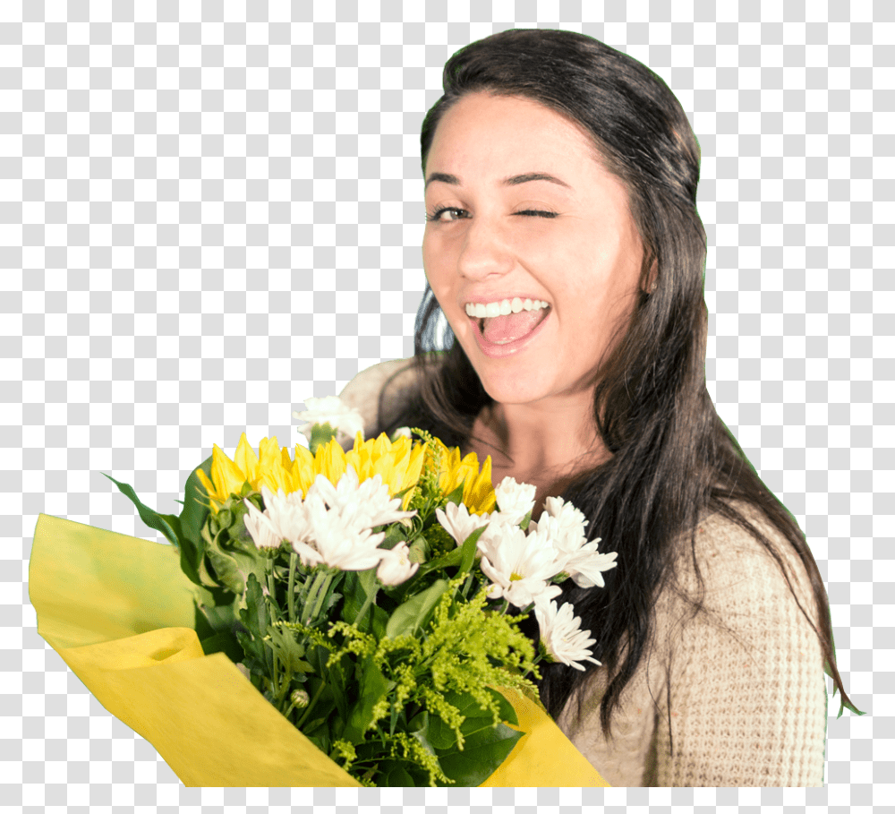 Bouquet, Person, Human, Plant, Flower Bouquet Transparent Png
