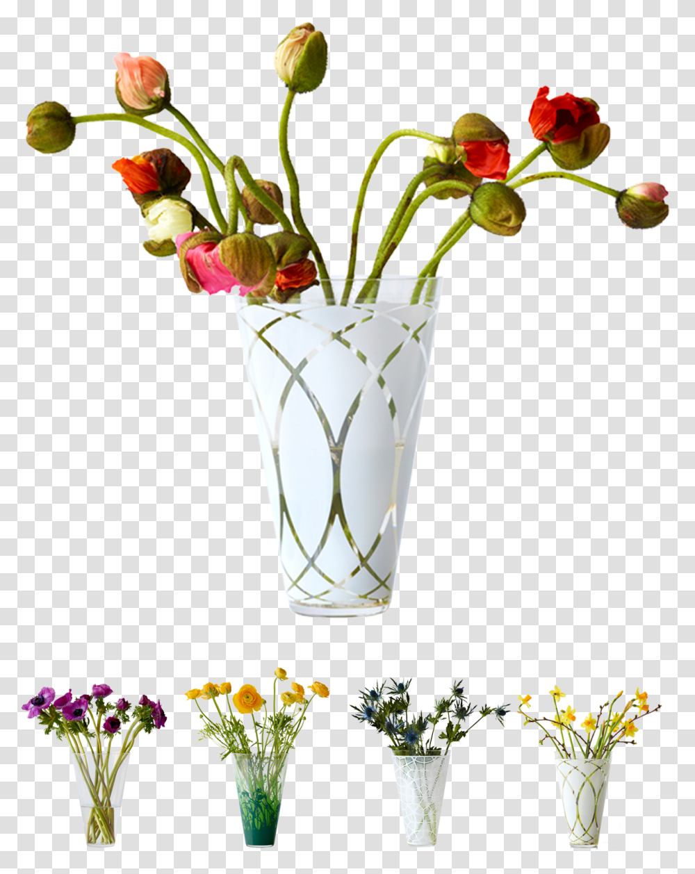 Bouquet, Vase, Jar, Pottery, Ikebana Transparent Png