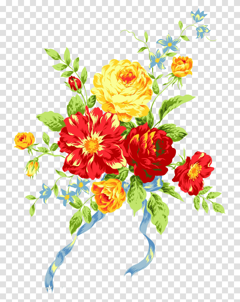 Bouquet Vector Hand, Floral Design, Pattern Transparent Png