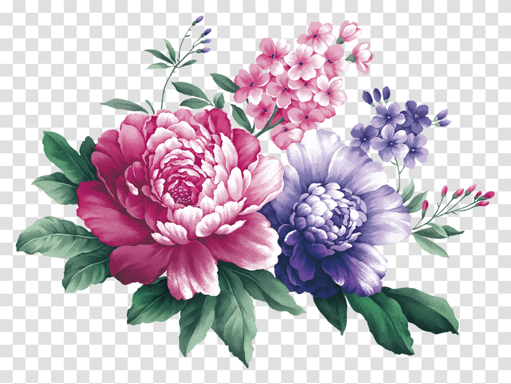 Bouquet Watercolor Peony Flower Watercolor, Floral Design, Pattern Transparent Png