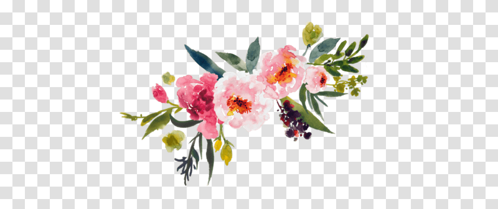 Bouquet Watercolor, Plant, Flower, Blossom Transparent Png
