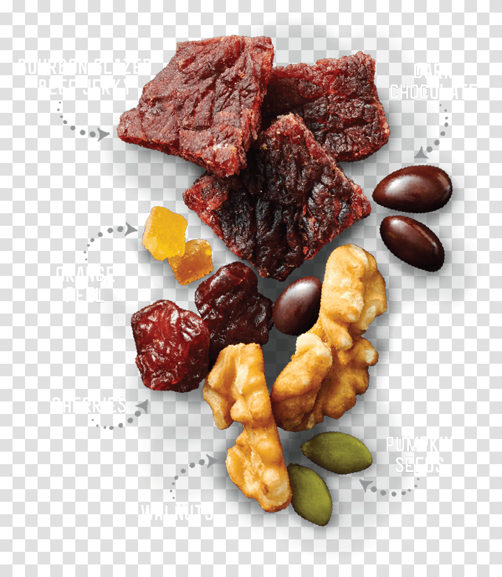Bourbon Cherrieswalnuts Edit Photography Withcallout Bakkwa, Plant, Vegetable, Food, Poster Transparent Png