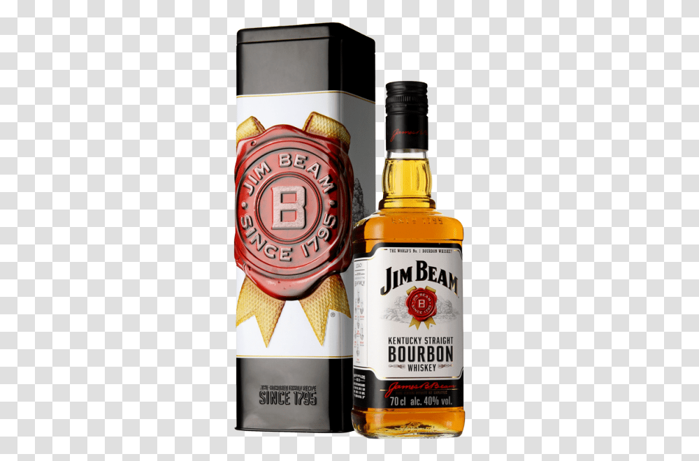 Bourbon Jim Beam White Jim Beam, Liquor, Alcohol, Beverage, Drink Transparent Png